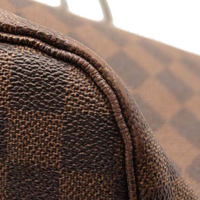 USED Louis Vuitton Neverfull MM Damier Ebene Tote