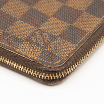 USED Louis Vuitton Damier Ebene Zippy Coin Purse