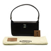 NEW $1750 Burberry Smooth TB Medium Plaque Shoulder Bag Black