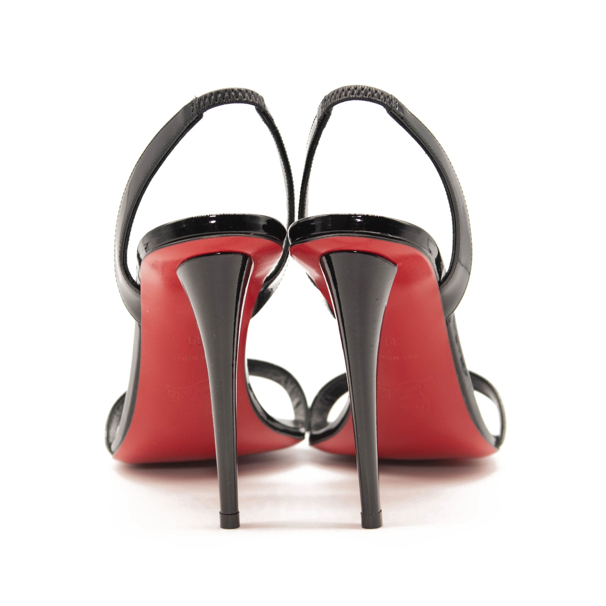 Tangueva - 100 mm Strappy sandals - Leather - Black - Women - Christian  Louboutin United States