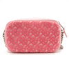 NEW Burberry Mini Lola TB Monogram Toweling Camera Crossbody Bag Pink