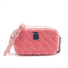 NEW Burberry Mini Lola TB Monogram Toweling Camera Crossbody Bag Pink