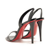 NEW Christian Louboutin Astrid Slingback Sandal EU 39 Black Patent Heels Pumps