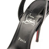 NEW Christian Louboutin Astrid Slingback Sandal EU 39 Black Patent Heels Pumps