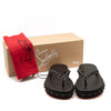 NEW Christian Louboutin Loubi Stud Platform Flip Flop (Women) 36 Black