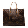 Louis Vuitton Onthego Giant Gm Brown Monogram Reverse Canvas Tote