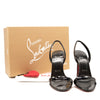 NEW Christian Louboutin Astrid Slingback Sandal EU 39 Black Patent Heels Pumps