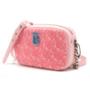 NEW Burberry Mini Lola TB Monogram Toweling Camera Crossbody Bag Pink