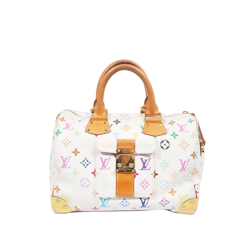 PRE-ORDER  Louis Vuitton  Monogram Multicolor Speedy 30 White SP0130