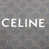 CELINE Triomphe Canvas Calfskin Mini Vertical Cabas Tan