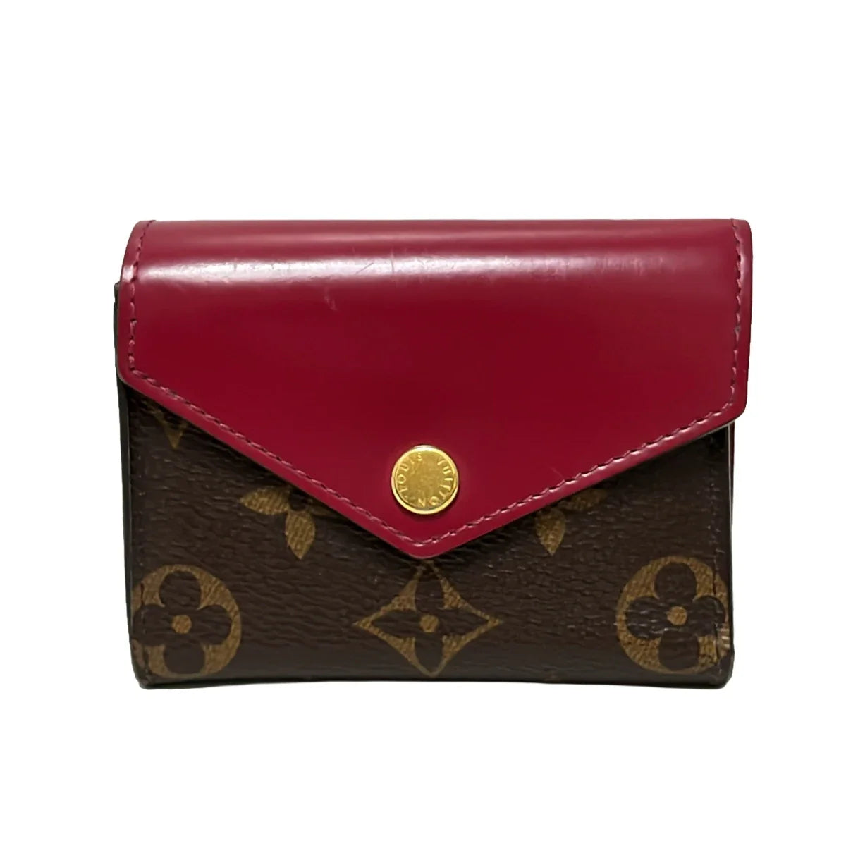 PRE-ORDER Louis Vuitton  Monogram Zoe Wallet Fuchsia MI0280