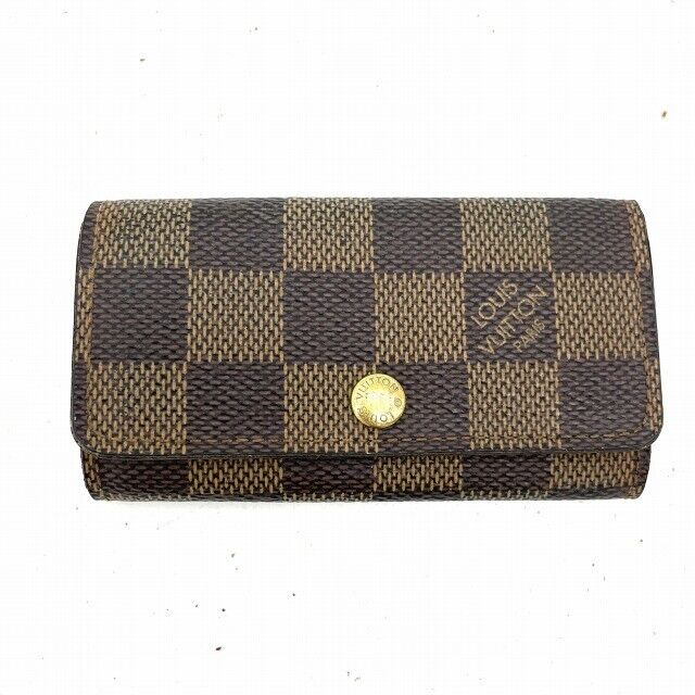 PRE-ORDER Louis Vuitton  Damier Ebene Multicles 4 Key Holder TH0074