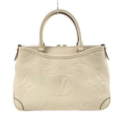 PRE-ORDER LOUIS VUITTON Trianon PM Monogram Emprreinte Handbag Creme