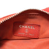 PRE-ORDER  Chanel  Flat Caviar Chevron Quilted Small Cosmetic Case Red 26*