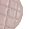 PRE-ORDER Chanel  Calfskin Quilted Pearl Round Clutch With Chain Light Pink 31*