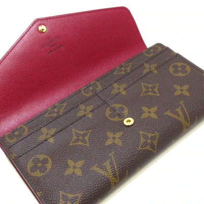 PRE-ORDER   Louis Vuitton  Monogram Sarah Wallet NM Fuchsia RFID