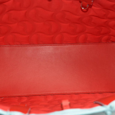 CHRISTIAN LOUBOUTIN NAPPA EMBOSSED EAST WEST CABATA TOTE MINERAL