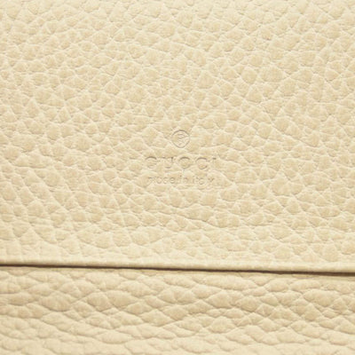 $470 GG MARMONT CARD CASE WALLET White Cream