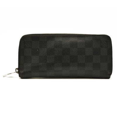 Louis Vuitton  Damier Graphite Zippy Coin Purse Vertical CA1136