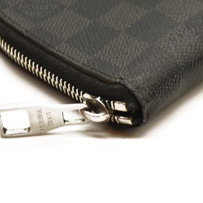 Louis Vuitton  Damier Graphite Zippy Coin Purse Vertical CA1136
