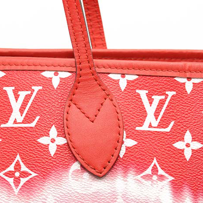 Pre-Loved Louis Vuitton Monogram Escale Neverfull mm Rouge