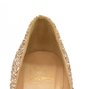 Christian Louboutin Kate 85 mm Gold Crystal Embellished Pumps EU 35