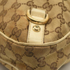 USED GUCCI Monogram Medium Abbey D Ring Hobo Off White