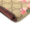 USED GUCCI GG Supreme Monogram Blooms Card Case Beige Multicolor Dry Rose