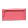 PRADA Saffiano Metal Continental Flap Wallet Begonia