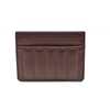 BURBERRY Quilted Leather Lola Card Case Burgundy NEW