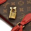 LOUIS VUITTON  Monogram Flower Tote Coquelicot