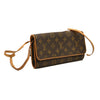 LOUIS VUITTON Monogram Pochette Twin GM FL0011