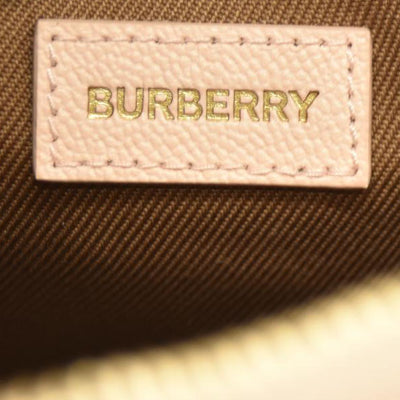 Burberry Calfskin Vintage Check Small Camera Bag Archive Pink