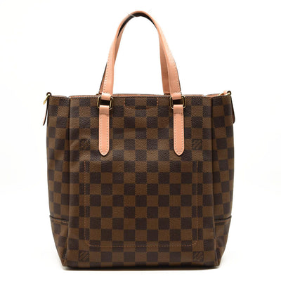 LOUIS VUITTON Damier Ebene Belmont PM Venus Pink