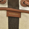 $1450 Burberry Checkered Drawstring Shoulder Bag