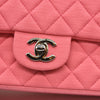 Chanel Jersey Quilted Mini Rectangular Flap Pink 19*