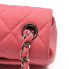 Chanel Jersey Quilted Mini Rectangular Flap Pink 19*