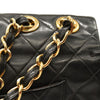 Chanel  Lambskin Quilted XL Jumbo Single Flap Black