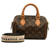 Louis Vuitton  Monogram Speedy Bandouliere 20 Black