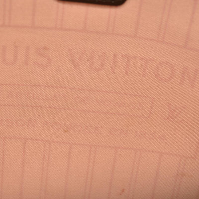 Louis Vuitton  Damier Ebene Neo Neverfull MM Rose Ballerine