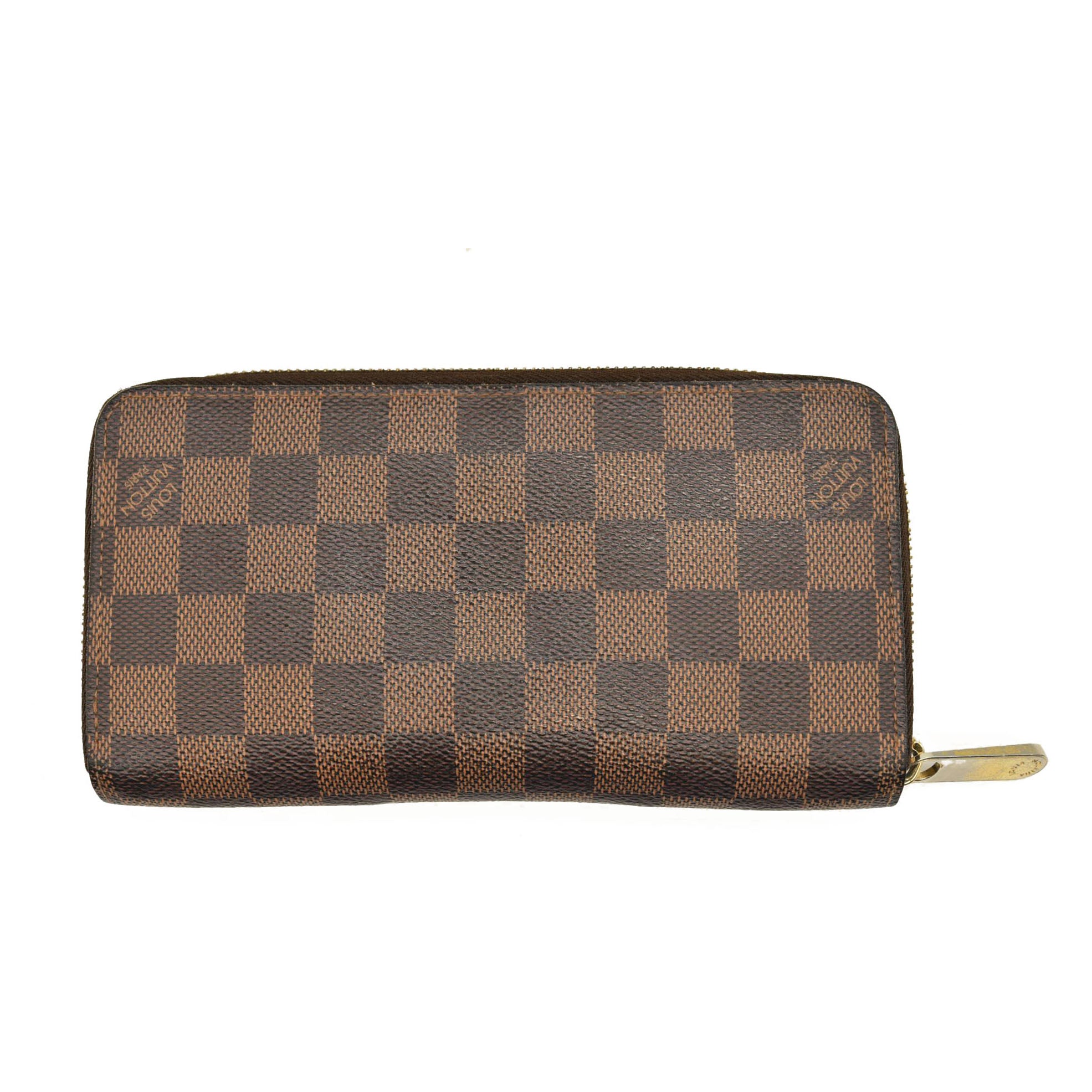 Louis Vuitton  Damier Ebene Zippy Wallet CA0162