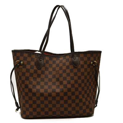 Louis Vuitton  Damier Ebene Neverfull MM With Pouch