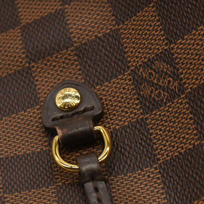 Louis Vuitton  Damier Ebene Neverfull MM With Pouch