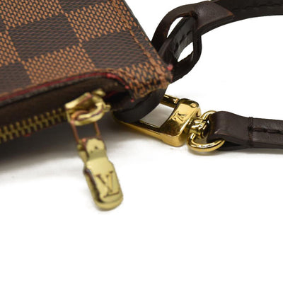 Louis Vuitton  Damier Ebene Neverfull MM With Pouch