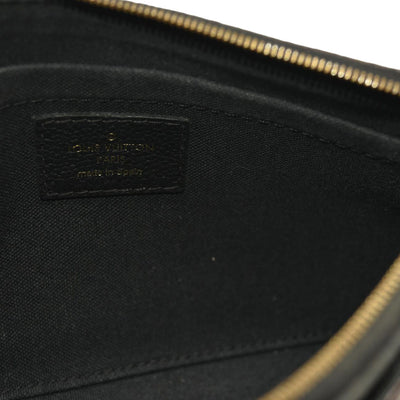 Louis Vuitton  Monogram Pallas Clutch Black