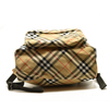 $1550 Burberry Essential House Check Backpack Sand