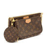 USED Louis Vuitton Monogram Multi Pochette Accessories Rose Clair