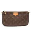 USED Louis Vuitton Monogram Multi Pochette Accessories Rose Clair