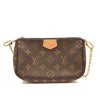 USED Louis Vuitton Monogram Multi Pochette Accessories Rose Clair