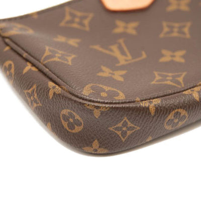 USED Louis Vuitton Monogram Multi Pochette Accessories Rose Clair